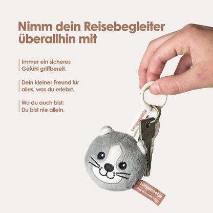 Reisgenootje Sleutelhanger Kat