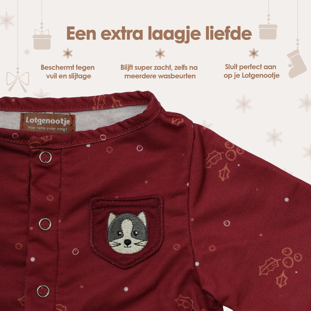 Kat Kleding Winter Lotgenootje